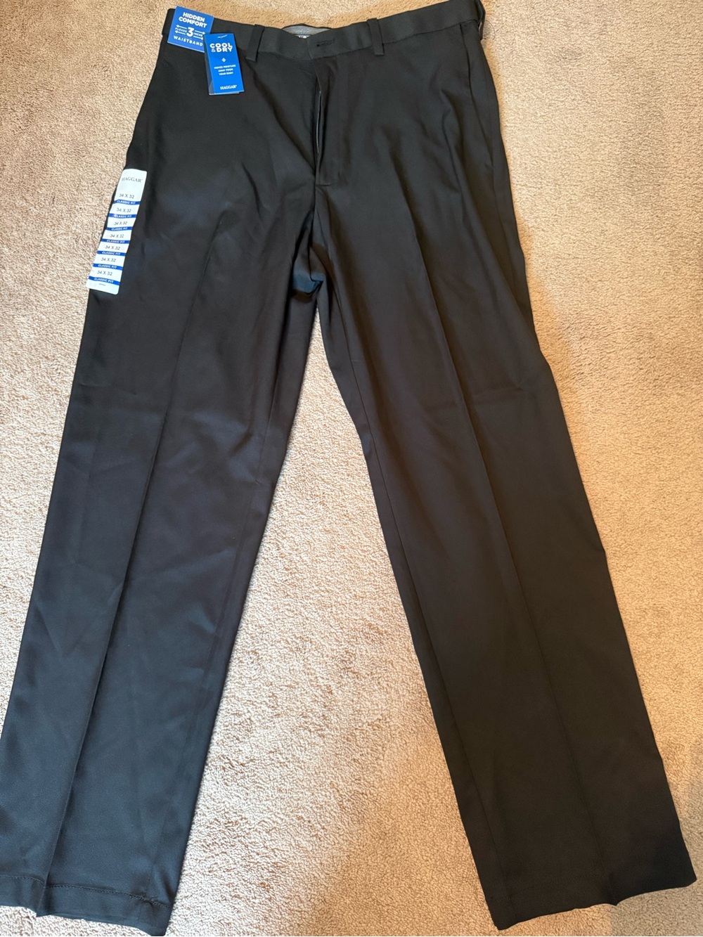 Haggar Black Dress Slacks